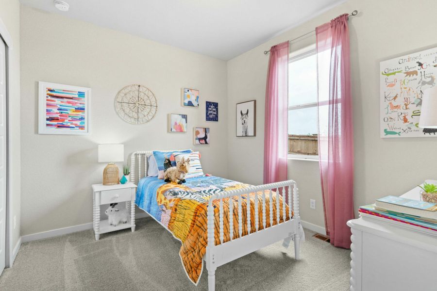 Furnished interior in a model home at Hidden Valley – Clover Collection in Severance (Image 6).