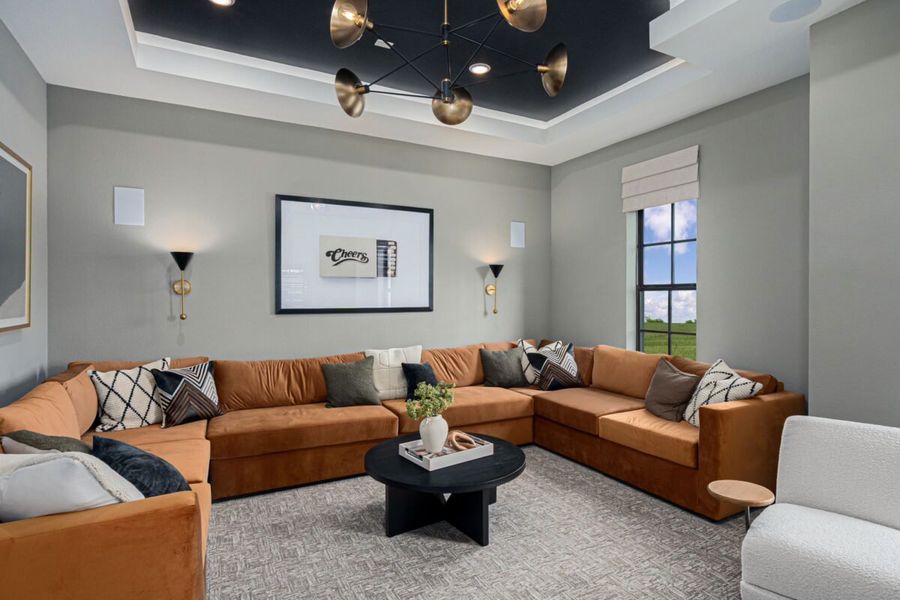 Furnished interior in a model home at Fields - Brookside North in Frisco (Image 8). Furnished interior in a model home at Fields - Brookside North in Frisco (Image 8).