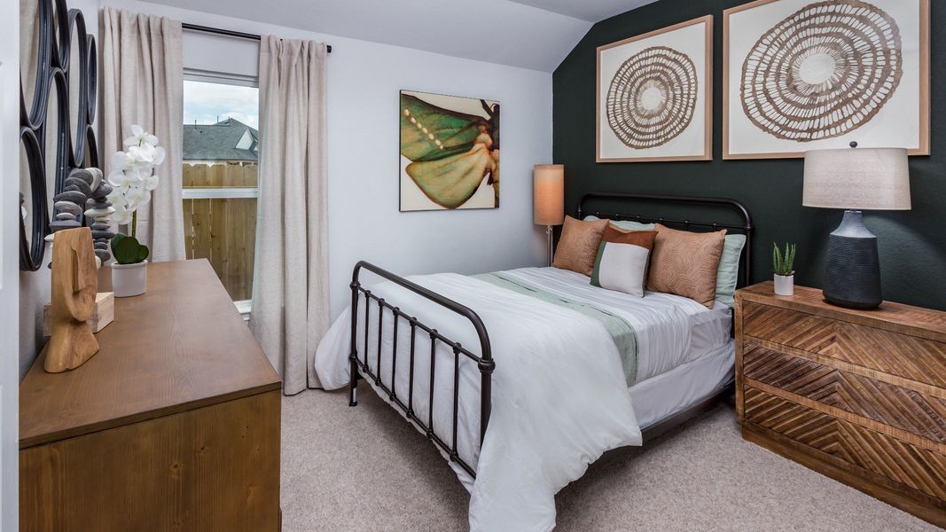 Granger Pines Model Home Secondary Bedroom