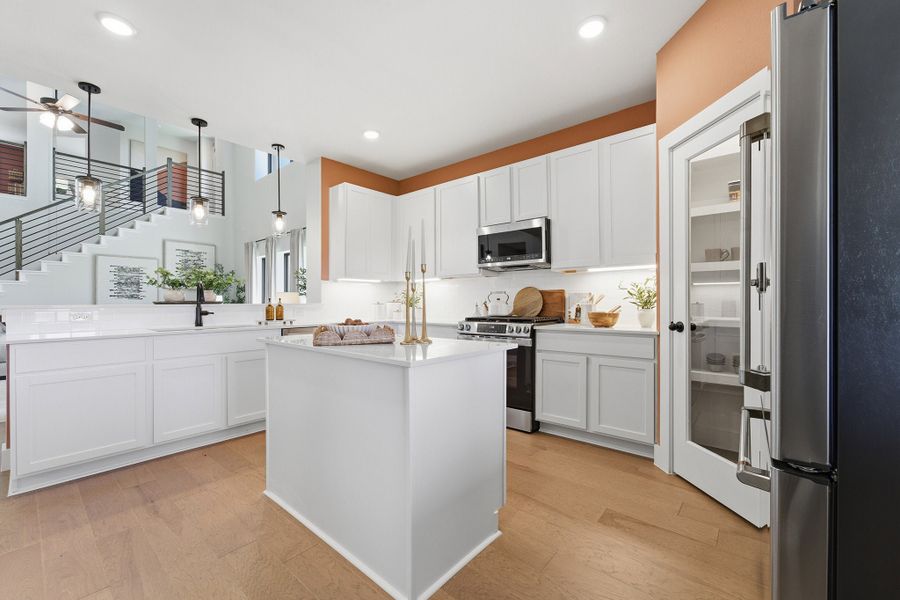 Furnished interior in a model home at Heartland in Heartland (Image 35).