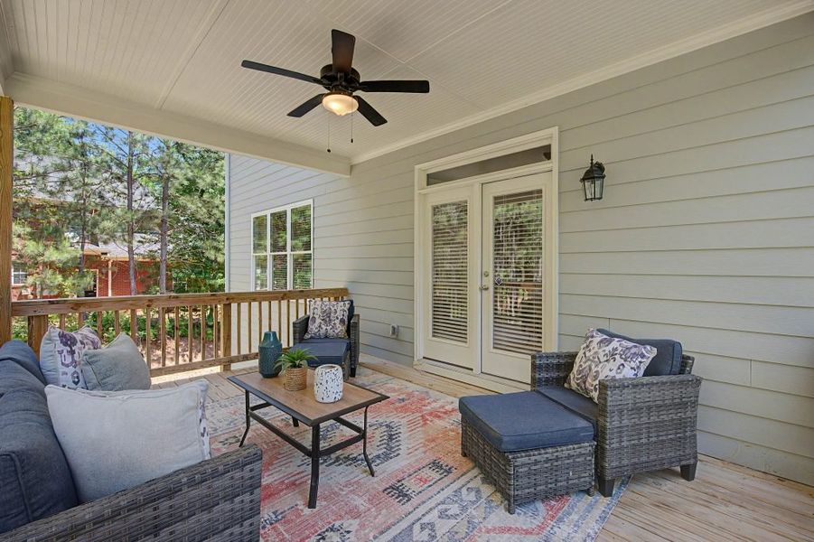 Exterior details of a home in The Estates at Hurricane Pointe, Douglasville (Image 3).