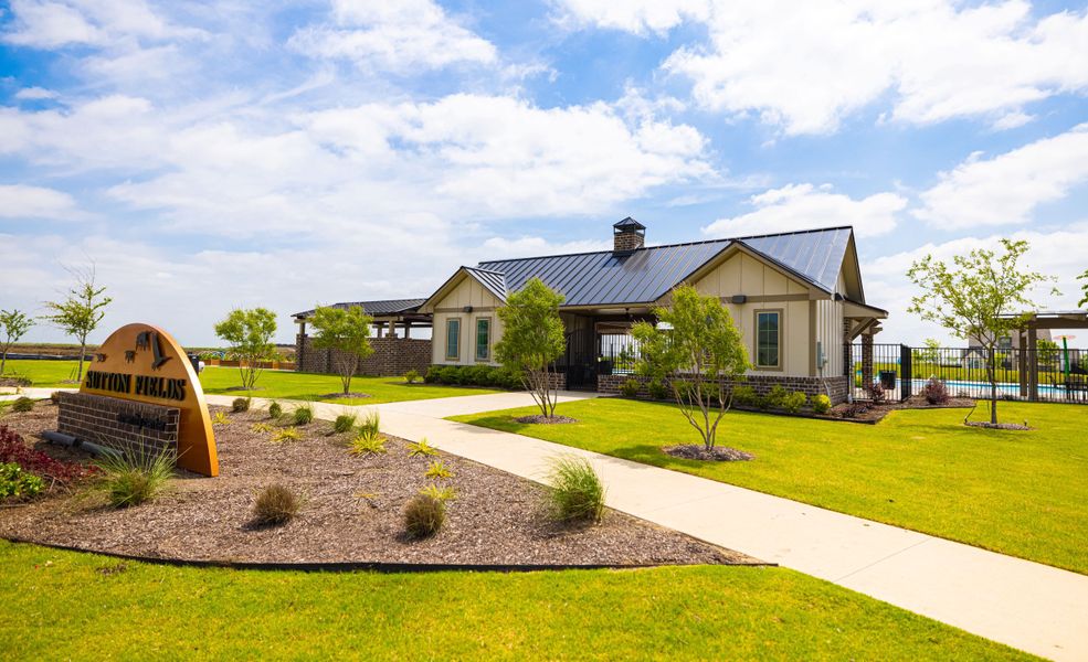 Community amenity available to residents of Lily Creek at Sutton Fields in Aubrey (Image 22). Community amenity available to residents of Lily Creek at Sutton Fields in Aubrey (Image 22).