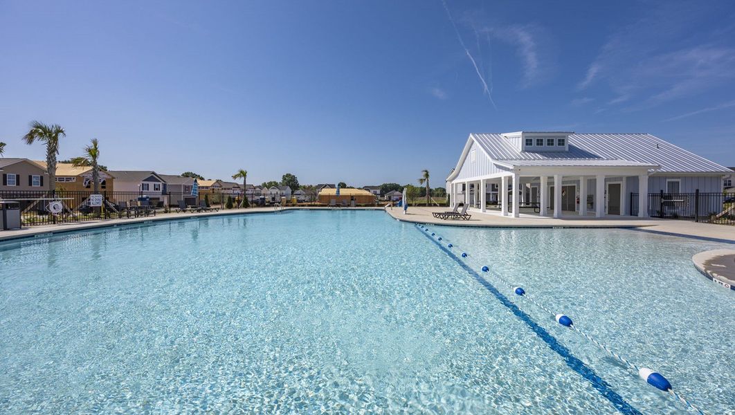 Front exterior of a home in the Hunter's Branch community, located in Hopkins, SC (Image 8).