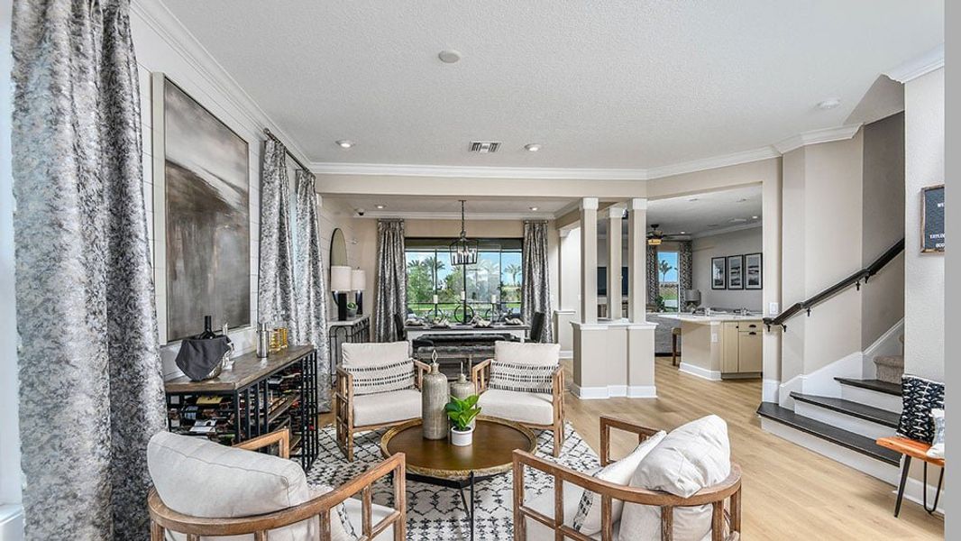 Furnished interior in a model home at Palmero in Nokomis (Image 24). Furnished interior in a model home at Palmero in Nokomis (Image 24).