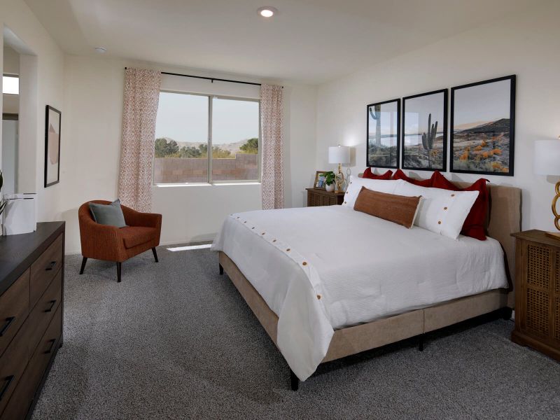 Furnished interior in a model home at Sunset Crest - Premier Series in Tucson (Image 7).