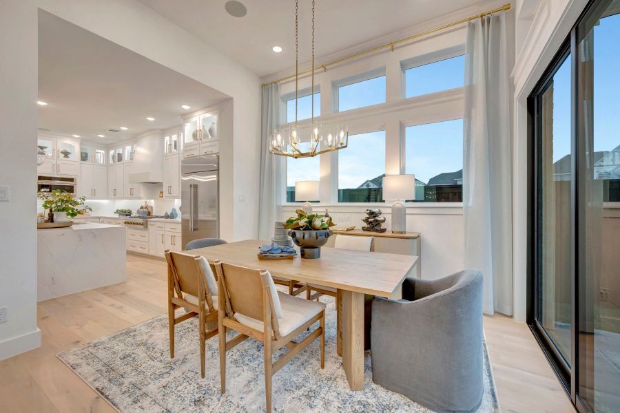 Furnished interior in a model home at Furst Ranch in Bartonville (Image 9).
