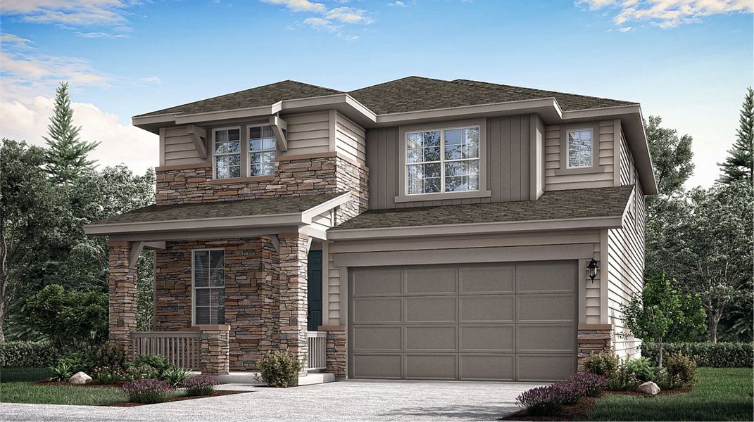 Image 5 of the Willow Bend: The Pioneer Collection community in Thornton, CO.