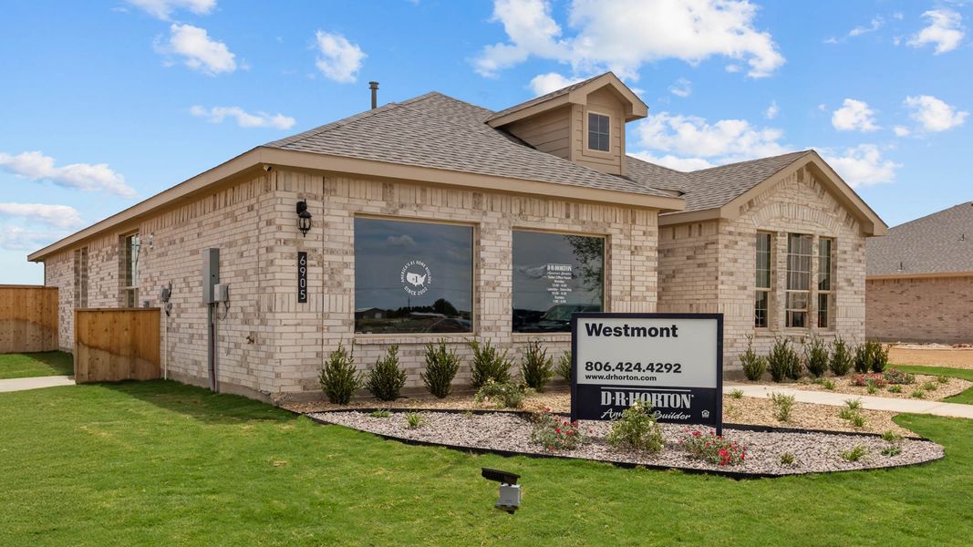 Front exterior of a home in the Westmont community, located in Lubbock, TX (Image 2).