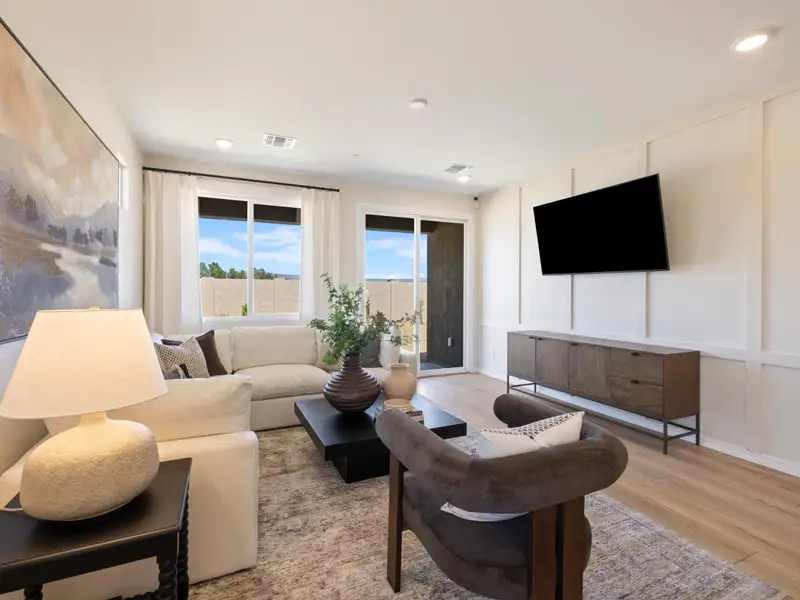 Furnished interior in a model home at Vineyards at Cottonwood in Cottonwood (Image 5).