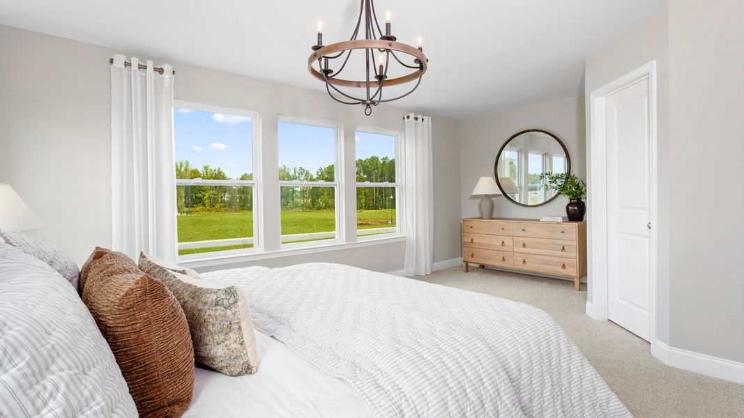 Furnished interior in a model home at Essex Townes in Franklinton (Image 26). Furnished interior in a model home at Essex Townes in Franklinton (Image 26).