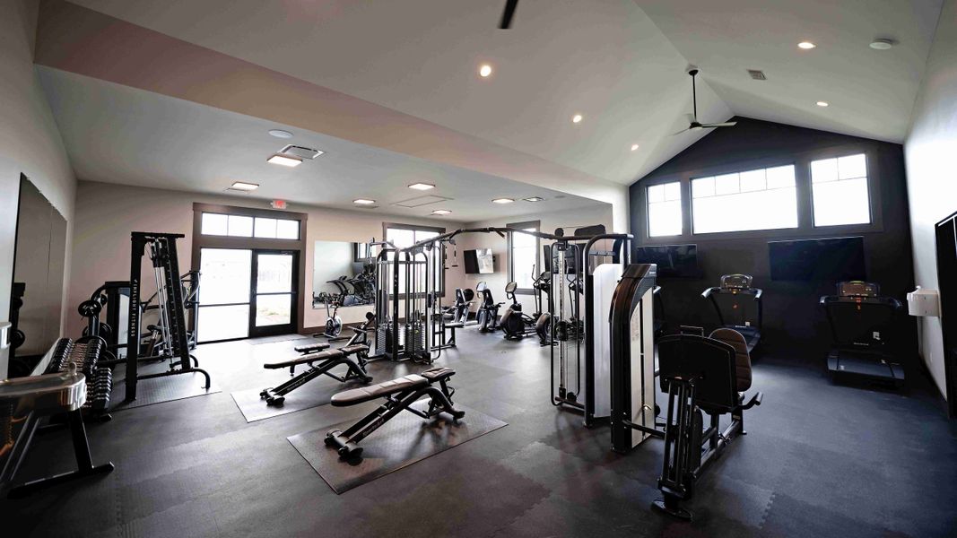 Furnished interior in a model home at Tap Root Farms in Fletcher (Image 43).
