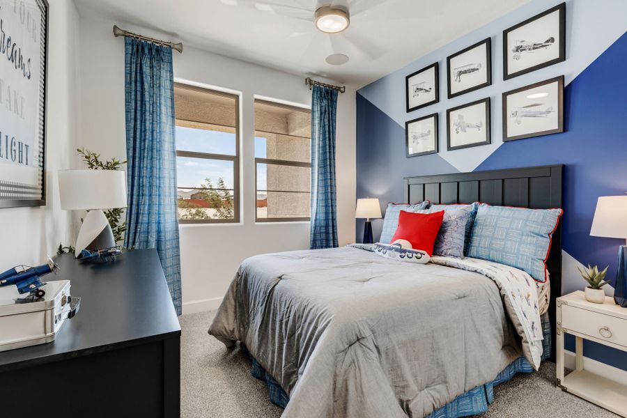 Furnished interior in a model home at Alamar At Rocking K in Tucson (Image 14). Furnished interior in a model home at Alamar At Rocking K in Tucson (Image 14).