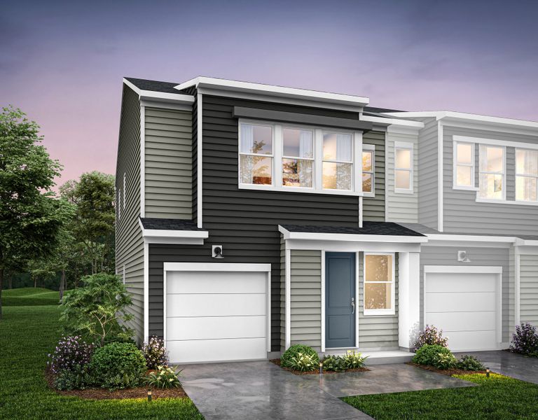 Front exterior of a home in the Amplitude community, located in Charlotte, NC (Image 3).