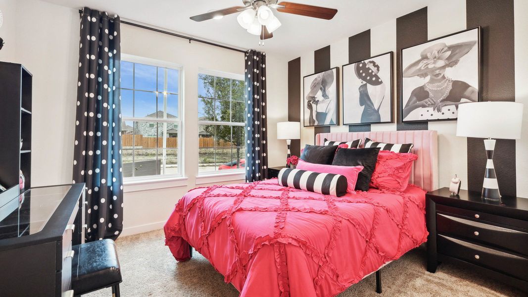 Furnished interior in a model home at Morningside in Josephine (Image 25).