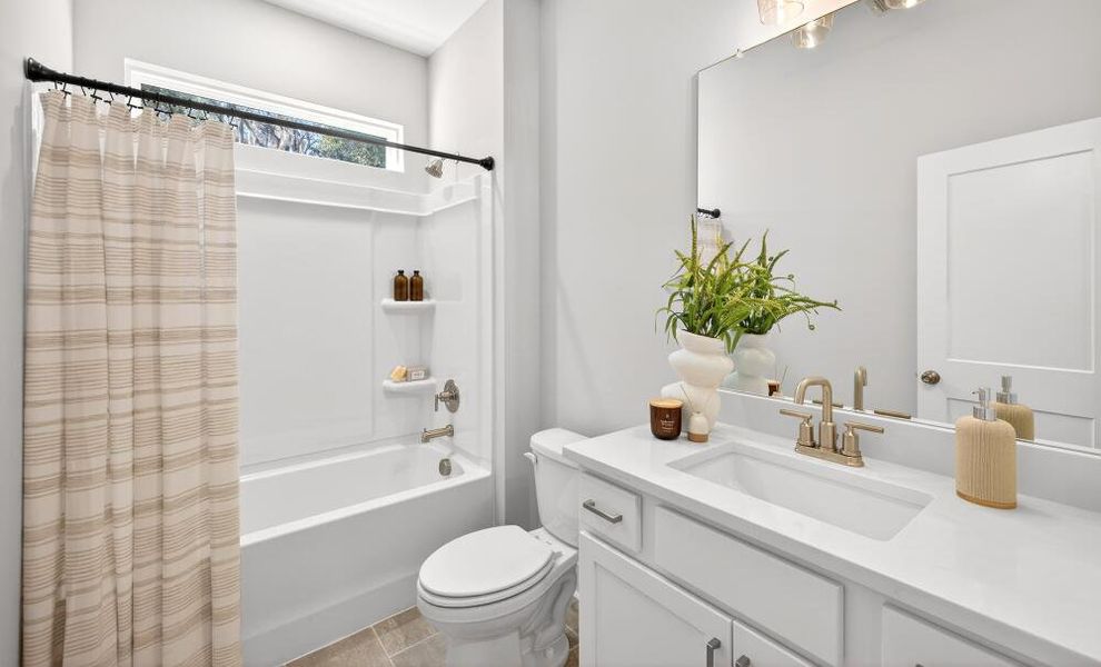 Furnished interior in a model home at Academy Park in Beaufort (Image 6).