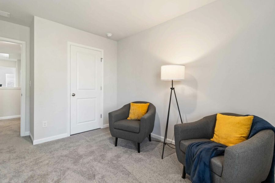 Furnished interior in a model home at Fairview Lake Townhomes in Conyers (Image 24). Furnished interior in a model home at Fairview Lake Townhomes in Conyers (Image 24).
