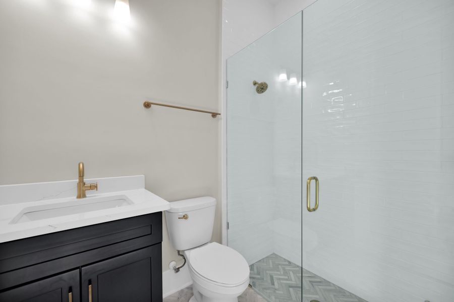 Furnished interior in a model home at Hidden Creek at SilverLeaf in St. Augustine (Image 2).