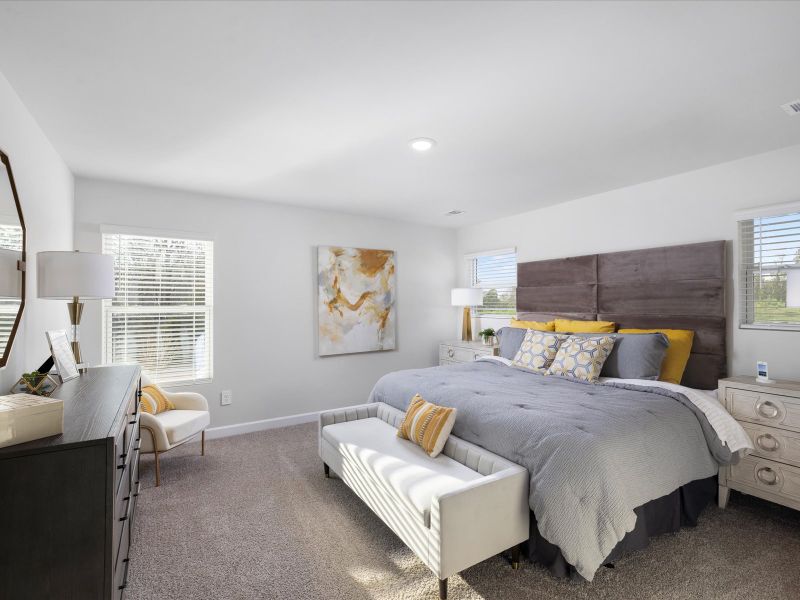 Furnished interior in a model home at The Farm at Wells Creek - Heritage Collection in Gray Court (Image 7). Furnished interior in a model home at The Farm at Wells Creek - Heritage Collection in Gray Court (Image 7).