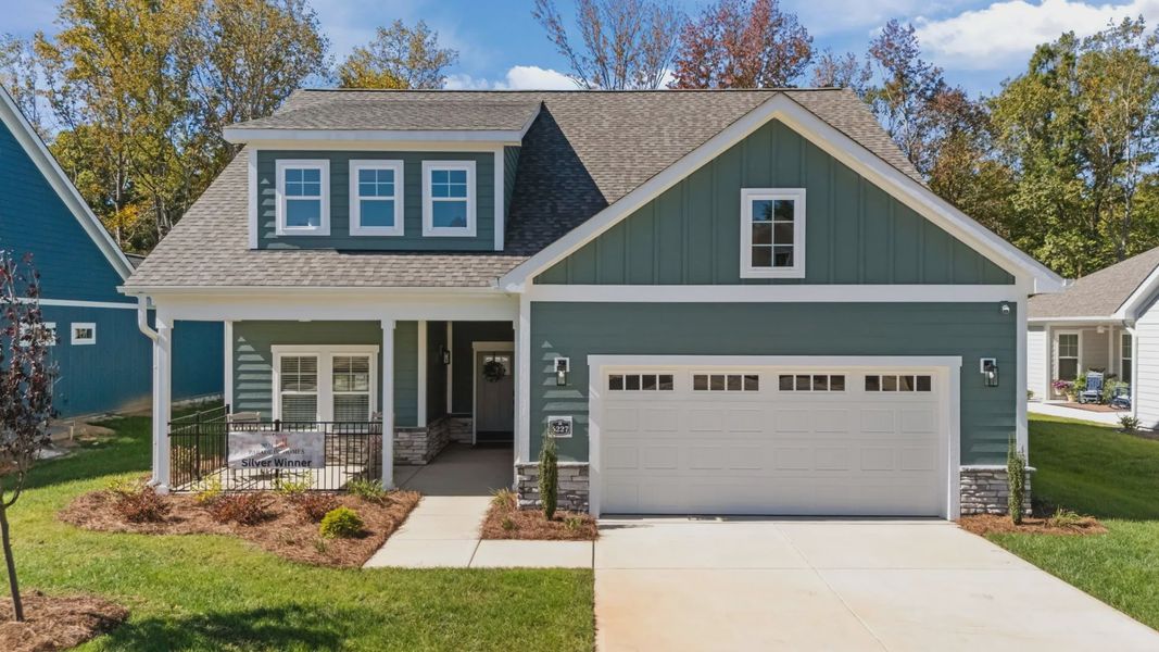 Front exterior of a home in the Salem Brooke community, located in Clemmons, NC (Image 10). Front exterior of a home in the Salem Brooke community, located in Clemmons, NC (Image 10).
