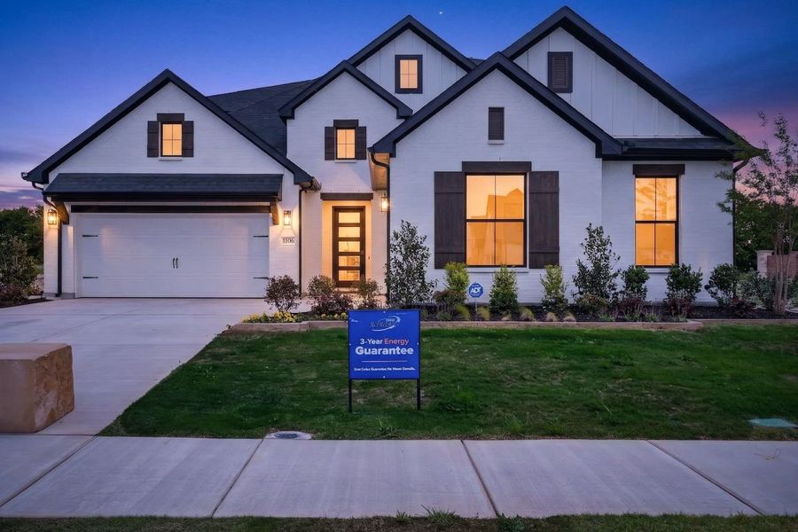 Front exterior of a home in the Wildflower Ranch community, located in Fort Worth, TX (Image 3).