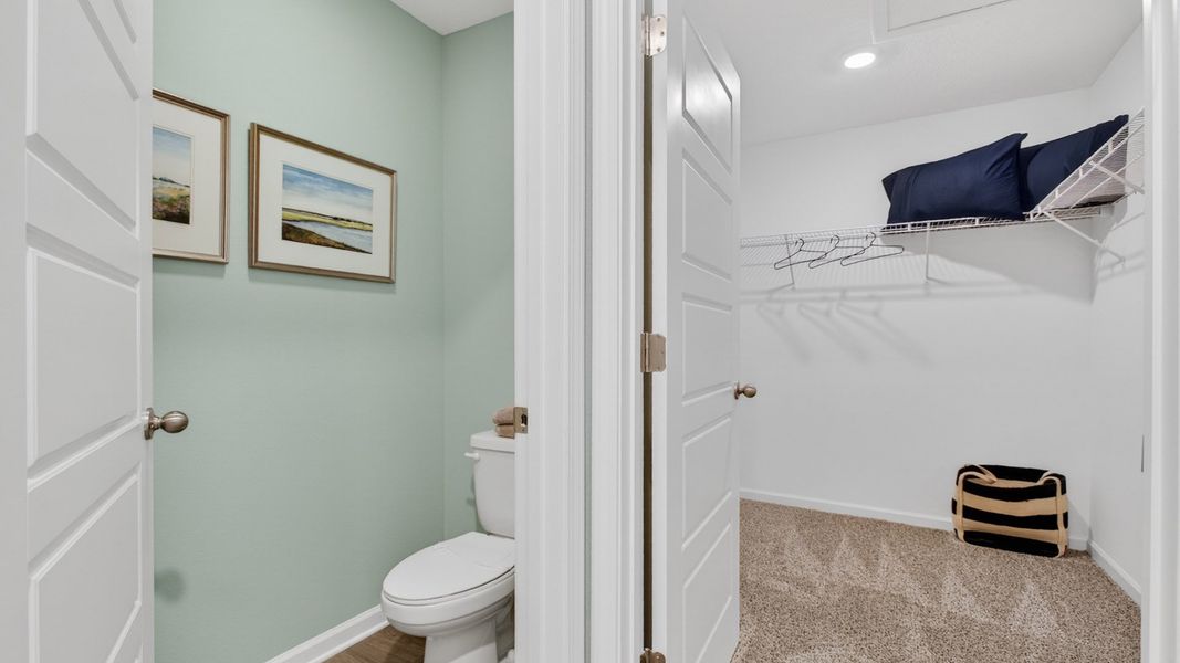Furnished interior in a model home at Sawmill Branch in Palm Coast (Image 45).