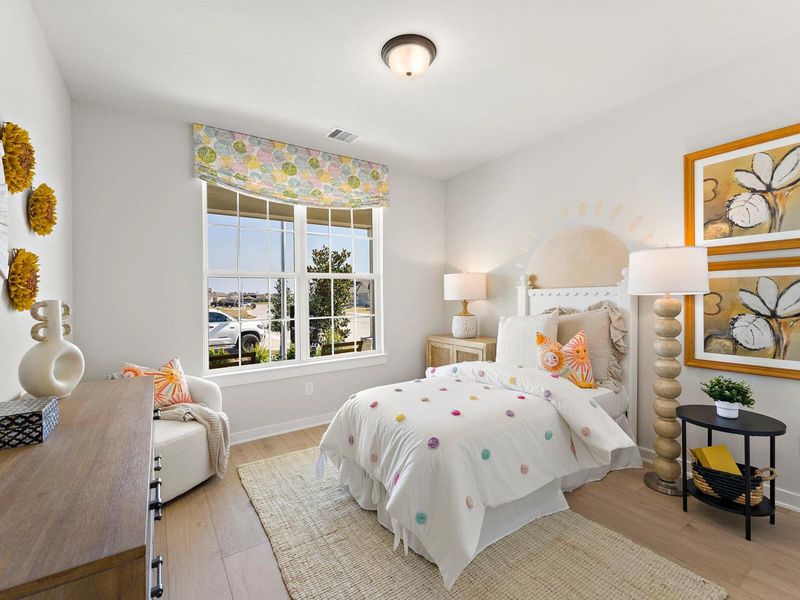 Furnished interior in a model home at Sundance Cove in Crosby (Image 29).