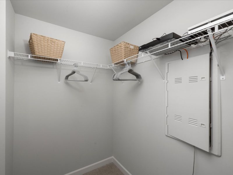 Welcome home to the Amber floorplan modeled at Valentine Townes in Greer, SC.