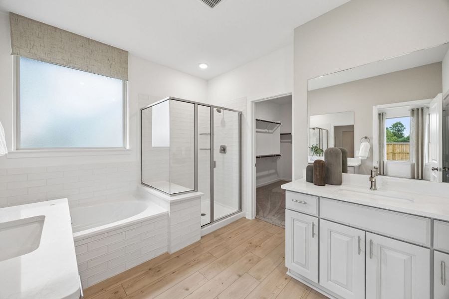 Furnished interior in a model home at Mavera in Conroe (Image 21). Furnished interior in a model home at Mavera in Conroe (Image 21).
