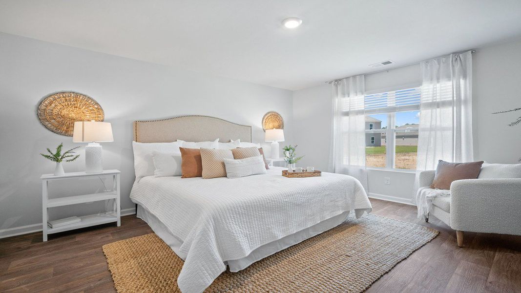 Furnished interior in a model home at Longleaf Village in Rincon (Image 27).