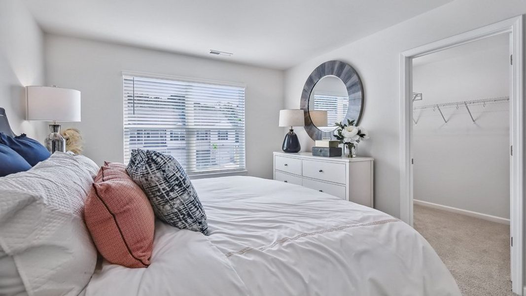 Furnished interior in a model home at The Townes at Honeycutt Oaks in Angier (Image 37).