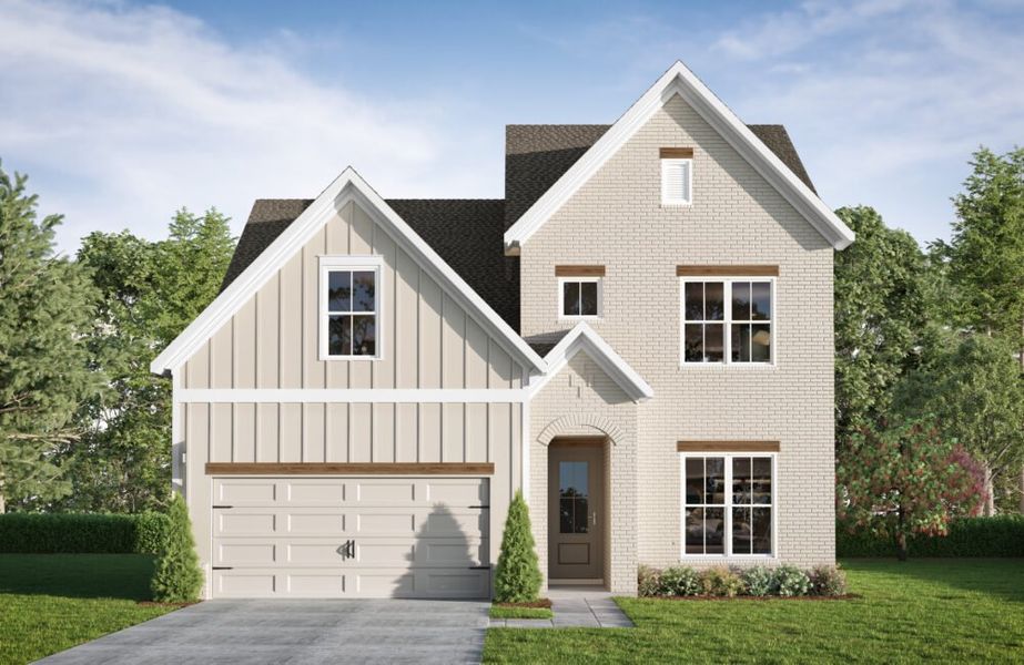 Front exterior of a home in the Linden Grove community, located in Powder Springs, GA (Image 14). Front exterior of a home in the Linden Grove community, located in Powder Springs, GA (Image 14).