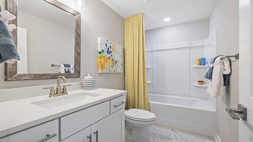 Furnished interior in a model home at Whitehawk Meadows in Travelers Rest (Image 20).