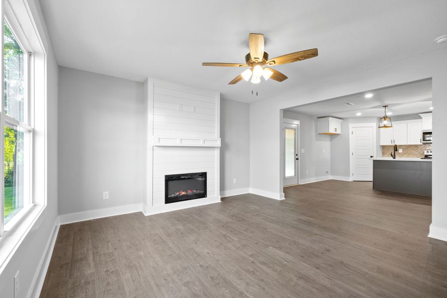 Furnished interior in a model home at Cherry Fields in Clarksville (Image 6).