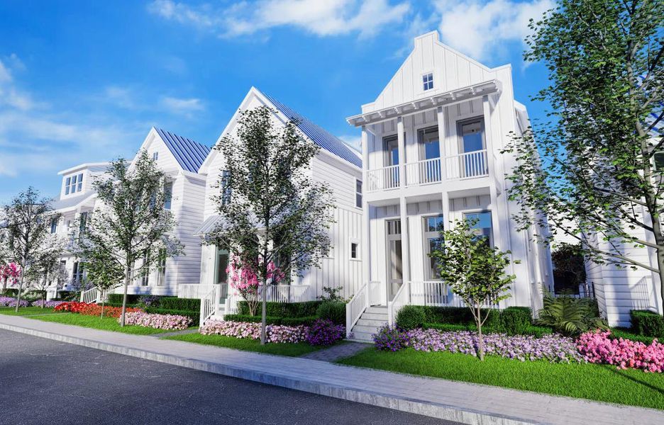 Front exterior of a home in the Carroll Crest community, located in Carrollton, TX (Image 2).