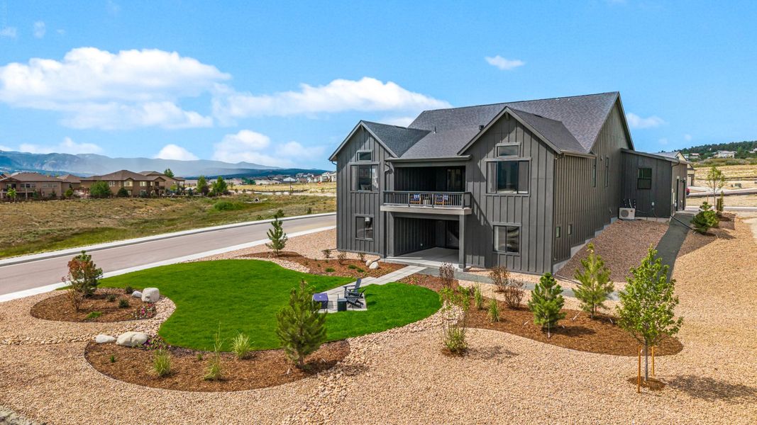Front exterior of a home in the Jackson Creek community, located in Monument, CO (Image 37).