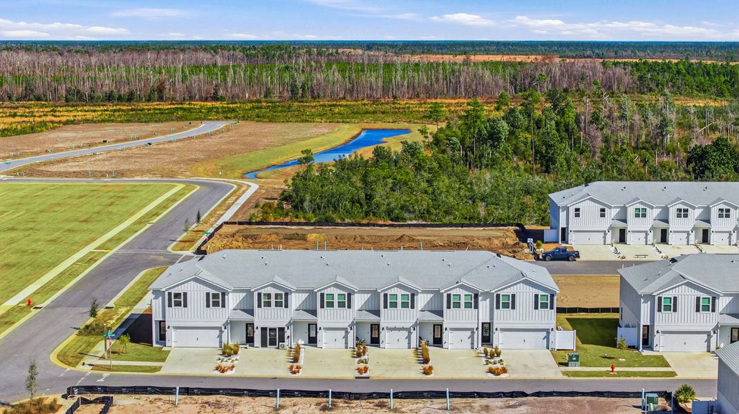 Aerial view of the Salt Creek at Mexico Beach community in Mexico Beach, FL, showing layout and nearby surroundings (Image 12).