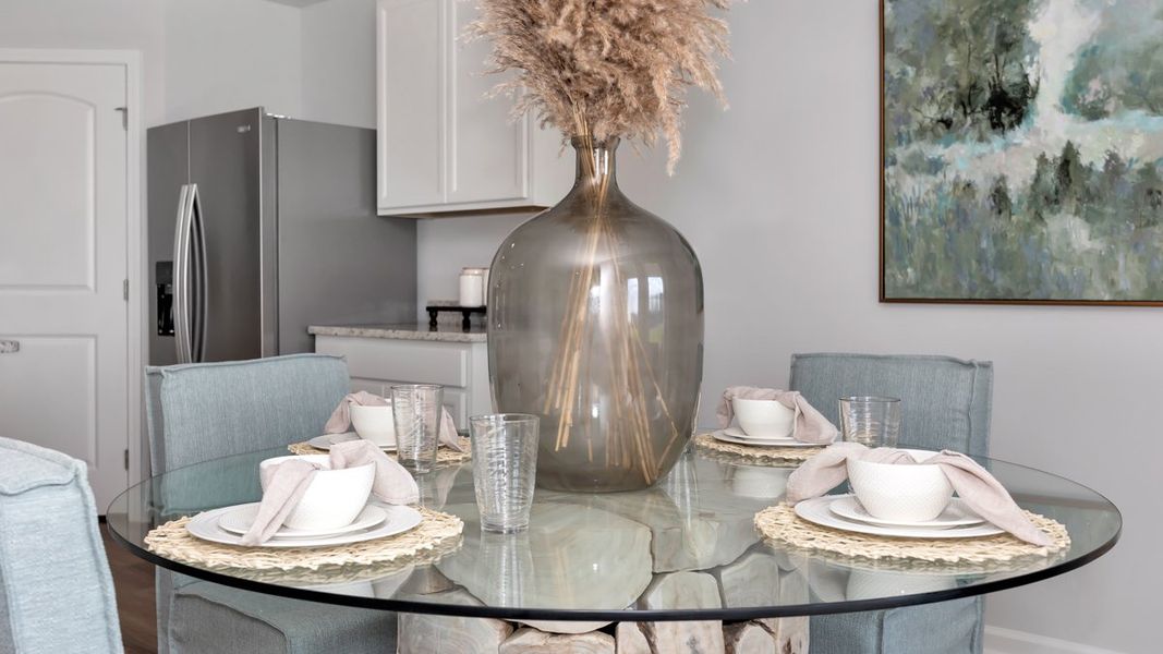 Furnished interior in a model home at Bailey Park in Fayetteville (Image 21).