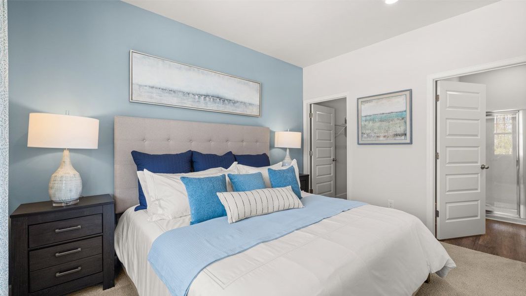 Furnished interior in a model home at Remington Chase in Perry (Image 8). Furnished interior in a model home at Remington Chase in Perry (Image 8).