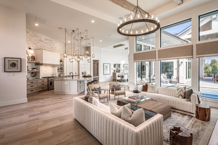 Furnished interior in a model home at Chapel View in Heath (Image 7).