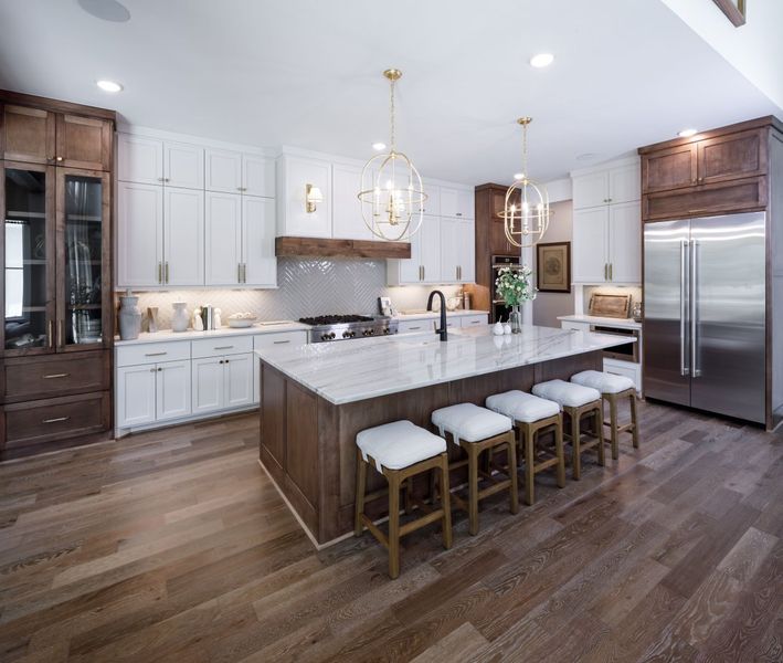 Furnished interior in a model home at Colton in Todd Mission (Image 10).