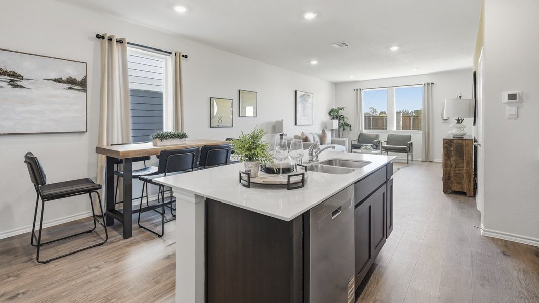 Furnished interior in a model home at Arbor Trails South in Princeton (Image 62).