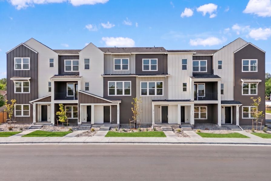 Front exterior of a home in the Berkeley Villas community, located in Denver, CO (Image 2). Front exterior of a home in the Berkeley Villas community, located in Denver, CO (Image 2).