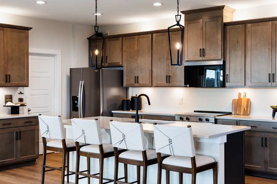 Furnished interior in a model home at Fox Field Farms in Broadway (Image 5).