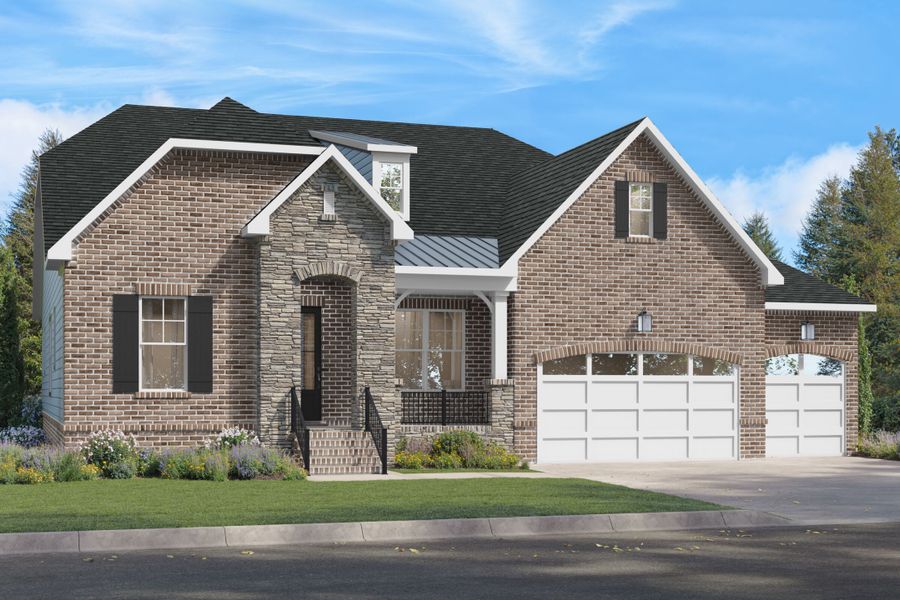Cambridge Elevation C -French Country with 3-Car Garage Cambridge Elevation C -French Country with 3-Car Garage