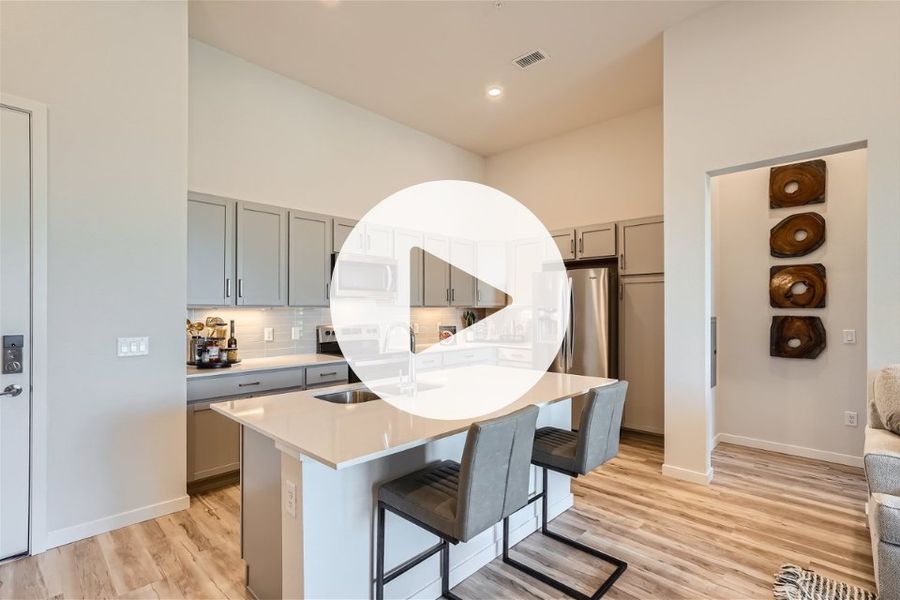 Furnished interior in a model home at Condo Collection at Grand Vue at Interlocken in Broomfield (Image 5).
