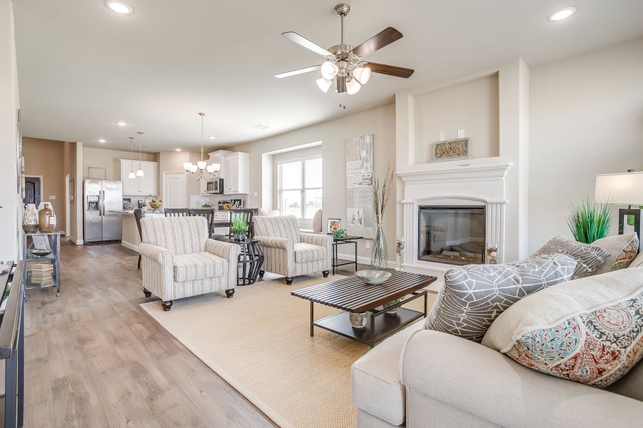 Furnished interior in a model home at Summerwood in Red Oak (Image 48). Furnished interior in a model home at Summerwood in Red Oak (Image 48).