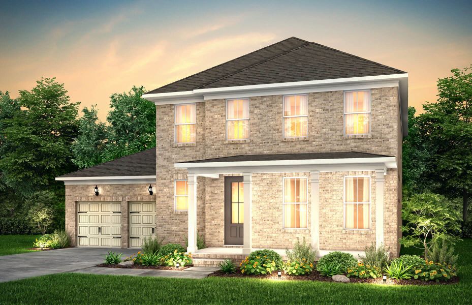 Street view of homes within the Durham Farms master-planned community in Hendersonville, TN (Image 26).