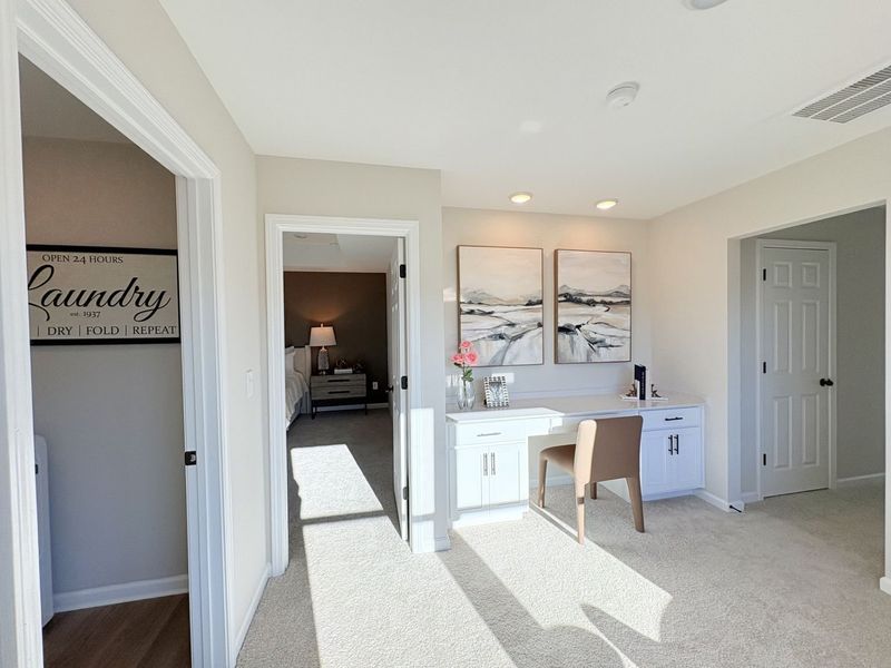 Furnished interior in a model home at Hemingway in Cumming (Image 23).