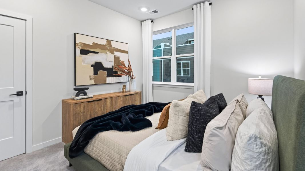 Furnished interior in a model home at Kingman Townhomes in Charlotte (Image 16).