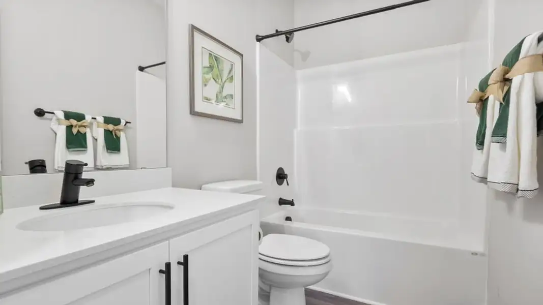 Furnished interior in a model home at Shadowood in Seneca (Image 9).